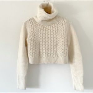 Club Monaco Angora Turtleneck Sweater